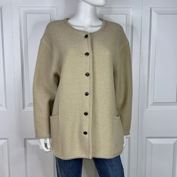 MELANIE LYNE women's XL wool cardigan - Picture 1 of 2
